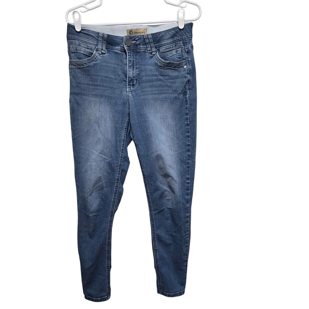 Democracy Ab Solution Skinny Ankle Jeans Size 8 Medium Wash